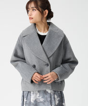 画像をギャラリービューアに読み込む, ミニシャギービックカラーコート/MM548607 (グレー)