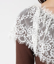 画像をギャラリービューアに読み込む, ビックレース衿マーメイドワンピース/TT547410 5