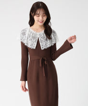 画像をギャラリービューアに読み込む, ビックレース衿マーメイドワンピース/TT547410 17