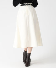 画像をギャラリービューアに読み込む, 【予約販売/10月下旬発売予定】ベルト付きミディフレアスカート/TT547209 (オフホワイト)