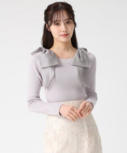 画像をギャラリービューアに読み込む, 肩リボンシアーニット/TT548304 11