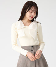 画像をギャラリービューアに読み込む, 肩リボンシアーニット/TT548304 14