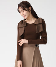 画像をギャラリービューアに読み込む, 肩リボンシアーニット/TT548304 12