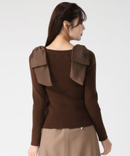 画像をギャラリービューアに読み込む, 肩リボンシアーニット/TT548304 2