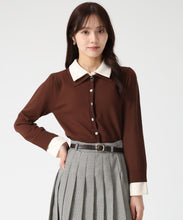 画像をギャラリービューアに読み込む, 【一部店舗限定アイテム】レイヤード衿付きニット/TT558301 21