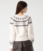 画像をギャラリービューアに読み込む, 【予約販売/11月中旬発売予定】ノルディック柄ニット/TT548315 2