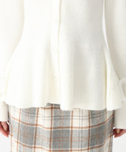 画像をギャラリービューアに読み込む, 【予約販売/11月中旬発売予定】袖リボンベロアペプラムニット/TT548316 7