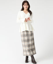 画像をギャラリービューアに読み込む, 【予約販売/11月中旬発売予定】袖リボンベロアペプラムニット/TT548316 8