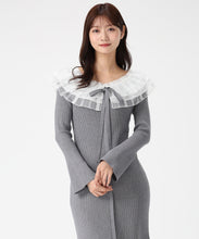 画像をギャラリービューアに読み込む, レースチュール襟マーメイドニットワンピース/MM547418 31