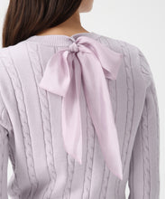 画像をギャラリービューアに読み込む, 【WEB限定予約販売/11月中旬発売予定】バックリボンビジューケーブルニット/MM548323 3