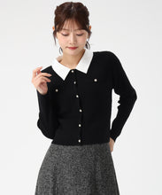 画像をギャラリービューアに読み込む, 【WEB限定予約販売/11月中旬発売予定】シャツ襟付きケーブルカーディガン/MM548410 20