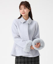 画像をギャラリービューアに読み込む, 2way袖ファーペプラムコート/MM558601 21