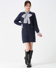 画像をギャラリービューアに読み込む, チュールボウタイラメニットミニワンピース/TT547418 20