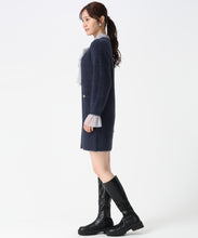 画像をギャラリービューアに読み込む, チュールボウタイラメニットミニワンピース/TT547418 1