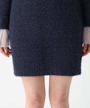 画像をギャラリービューアに読み込む, チュールボウタイラメニットミニワンピース/TT547418 6