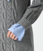 画像をギャラリービューアに読み込む, シャツレイヤードケーブルワンピース/TT547415 4