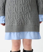 画像をギャラリービューアに読み込む, シャツレイヤードケーブルワンピース/TT547415 5