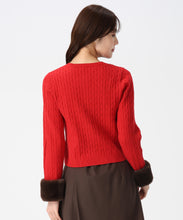 画像をギャラリービューアに読み込む, ケーブルリボンカーディガン/TT548408 2