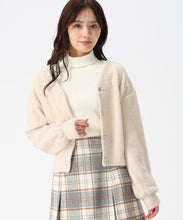 画像をギャラリービューアに読み込む, Vネックシャギーカーディガン/TT548402 (ベージュ)