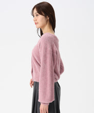画像をギャラリービューアに読み込む, Vネックシャギーカーディガン/TT548402 1