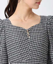 画像をギャラリービューアに読み込む, カットツイードフレアワンピース/TT547416 4