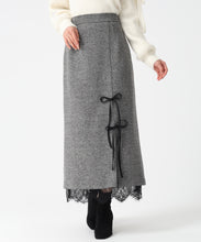 画像をギャラリービューアに読み込む, ネップツイードレーストリムスカート/TT547212 20