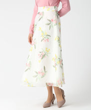 画像をギャラリービューアに読み込む, ボタニカルオーガンジーフラワースカート/MM617203 8