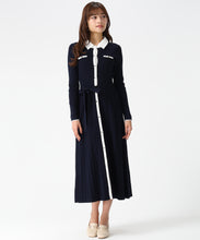 画像をギャラリービューアに読み込む, 襟付きバイカラーニットワンピース/MM617404 20