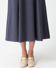 画像をギャラリービューアに読み込む, ポリデニム配色ステッチワンピース/MM617405 9