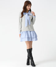画像をギャラリービューアに読み込む, シャツレイヤード風ドッキングミニワンピース/MM617406 20