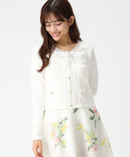 画像をギャラリービューアに読み込む, レースボウタイニット/MM618303 (ホワイト)