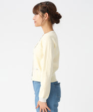 画像をギャラリービューアに読み込む, 配色トリミングベーシック金釦カーディガン/MM618406 1