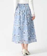 画像をギャラリービューアに読み込む, 花柄メッシュボーダースカート/MM617208 2