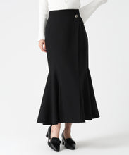 画像をギャラリービューアに読み込む, ラップ風マーメイドスカート/MM617210 (ブラック)