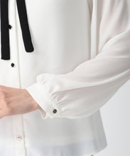 画像をギャラリービューアに読み込む, 配色リボン長袖ブラウス/MM618102 8