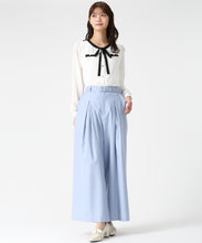 画像をギャラリービューアに読み込む, 配色リボン長袖ブラウス/MM618102 9