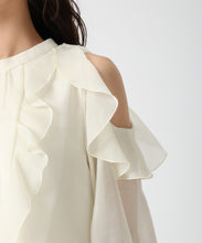画像をギャラリービューアに読み込む, オープンショルダーフリルブラウス/MM618105 5