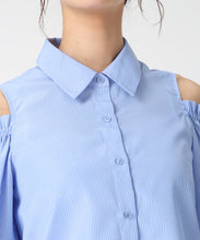 画像をギャラリービューアに読み込む, 肩開き袖レースシャツブラウス /MM618110 3