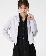 画像をギャラリービューアに読み込む, グログランリボンダンボールジップパーカー/MM618202 (ブルー)