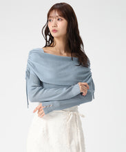 画像をギャラリービューアに読み込む, シアーシャーリングケープニット/MM618304 21