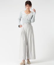 画像をギャラリービューアに読み込む, レースラッフル配色リボンニット/MM618307 9