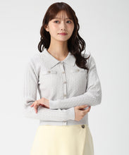 画像をギャラリービューアに読み込む, ダブル衿ケーブルカーディガン/MM618401 10