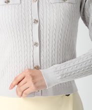 画像をギャラリービューアに読み込む, ダブル衿ケーブルカーディガン/MM618401 5