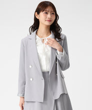 画像をギャラリービューアに読み込む, 袖裏ストライプダブルテーラードジャケット /MM618503 21