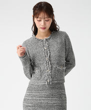 画像をギャラリービューアに読み込む, ツイード編みフリンジニットジャケット/MM618504 20