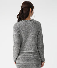 画像をギャラリービューアに読み込む, ツイード編みフリンジニットジャケット/MM618504 2