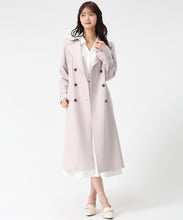 画像をギャラリービューアに読み込む, サイドプリーツベーシックトレンチコート/MM618601 (ピンク)