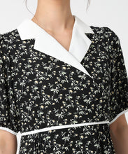 画像をギャラリービューアに読み込む, テーラーカラー花柄ワンピース/MM627404 4