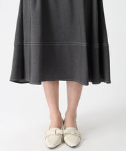 画像をギャラリービューアに読み込む, ポリデニム配色ステッチレースアップスカート/MM617205 7