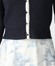 画像をギャラリービューアに読み込む, 透かし柄フレア袖配色スパークカーディガン/MM618405 5